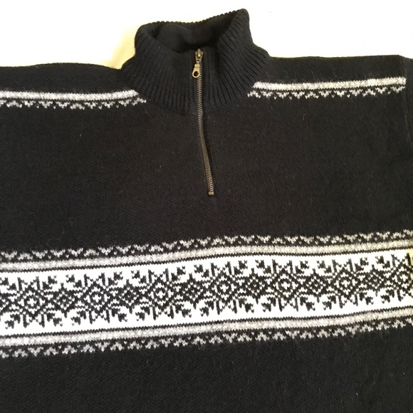 Norwool Norway Quarter-Zip Wool Sweater - Picture 9 of 10